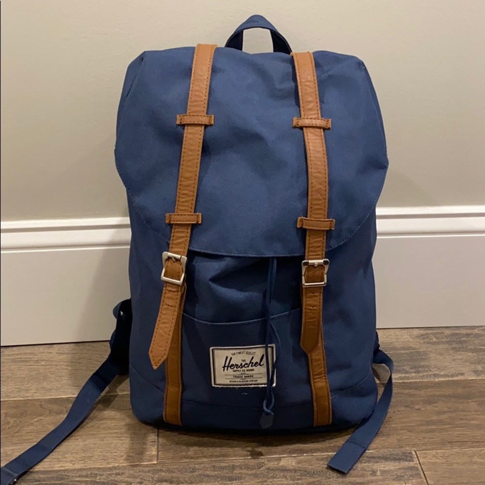 Navy Blue Herschel Back Pack